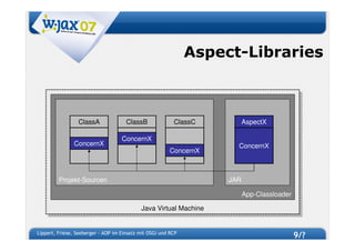 W-JAX 07 - AOP im Einsatz mit OSGi und RCP