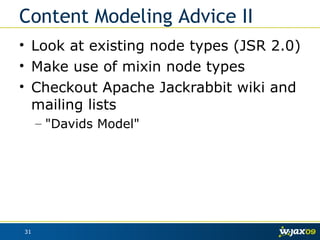 JCR - Java Content Repositories | PDF