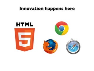 Innovation happens here
 