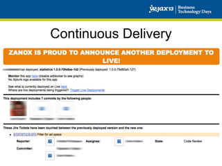 Continuous Delivery

Monitoring

 
