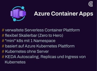 Mini Azure W-JAX 2025: Microservices lieben Azure Container Apps | PDF