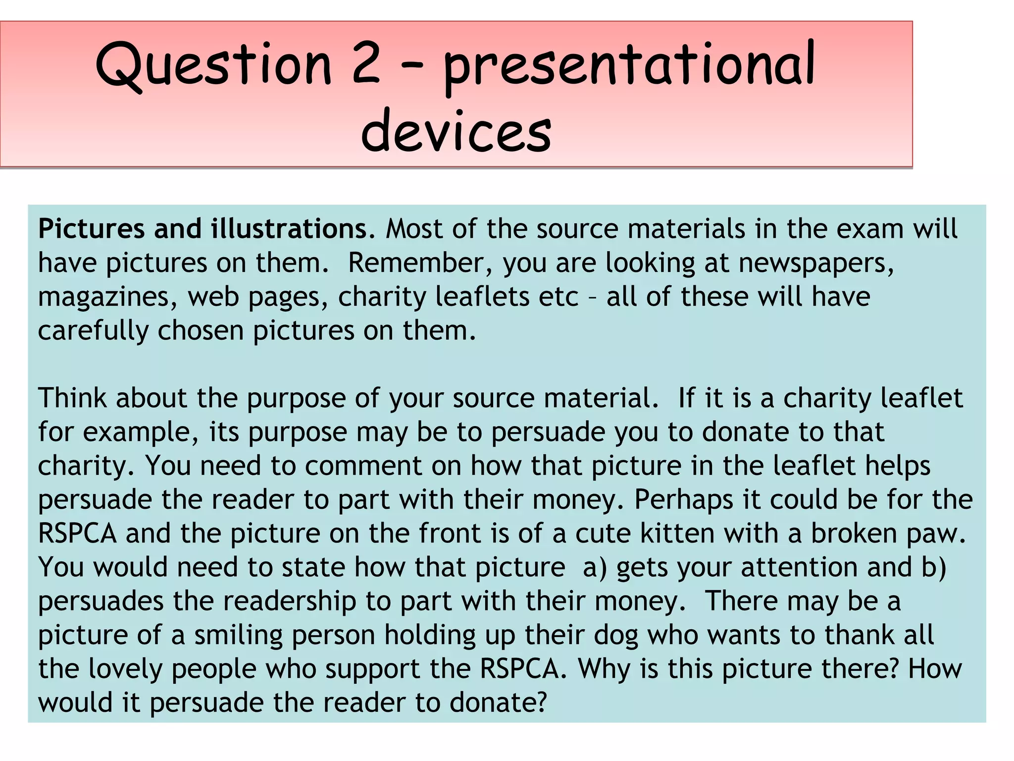 Wjec GCSE exam prep higher paper: Unit 1 | PPT