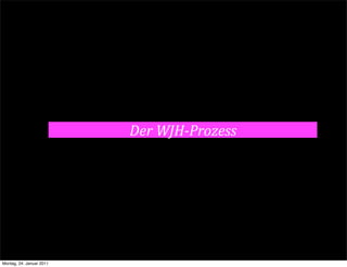 Der	
  WJH-­Prozess




Montag, 24. Januar 2011
 