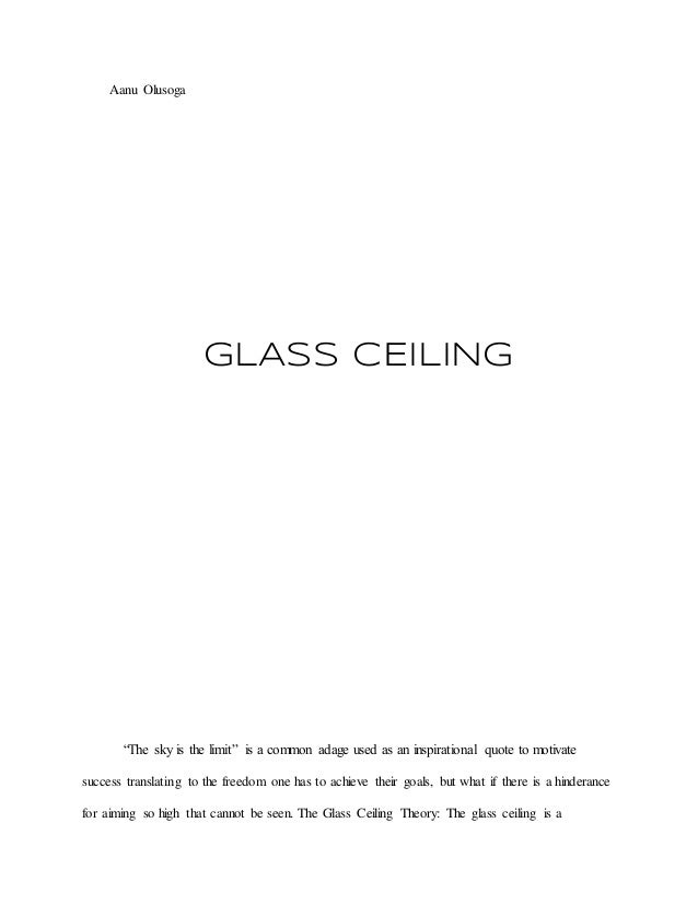 Glass Ceiling