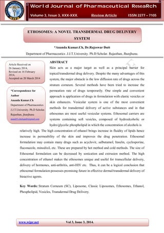 TRANSDERMAL DRUG DELIVERY SYSTEM | PDF