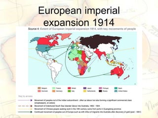 European imperial
expansion 1914
 