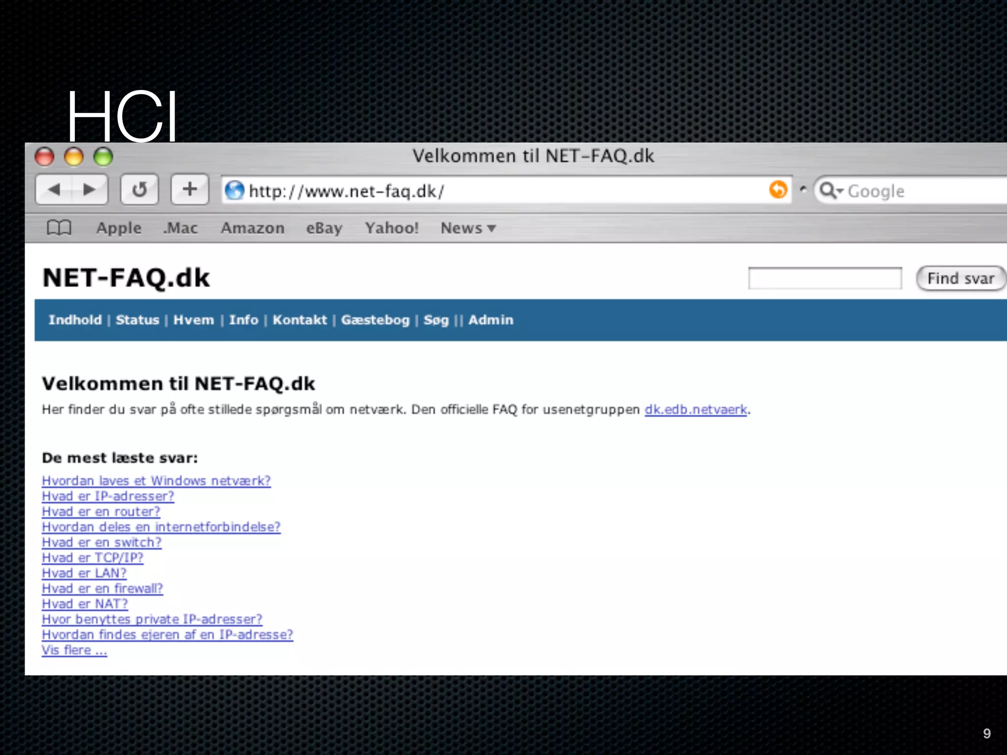 Wk08 uge 40 interfacet
