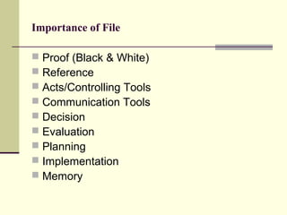imr504 classification and filing system week 1 | PPT