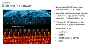 Networks connect devices to share data and resources. | PPTX