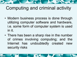 computer misuse n criminal law | PPT