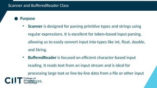 Wk_10_Scanner and BufferedReader Class in Java.pptx