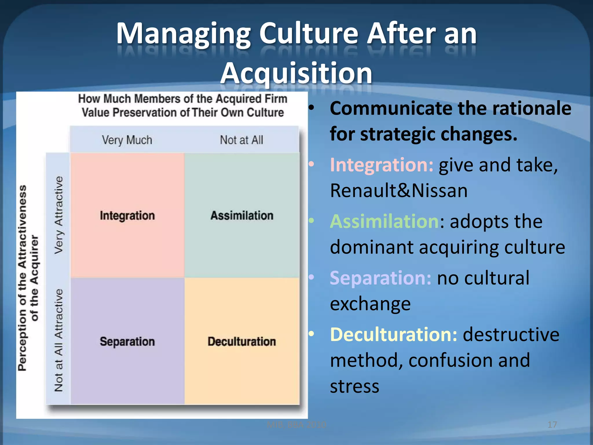 Outsiders: No heir, Turnaround