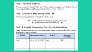 Game Based Language Learning for ESL Learners | PPTX