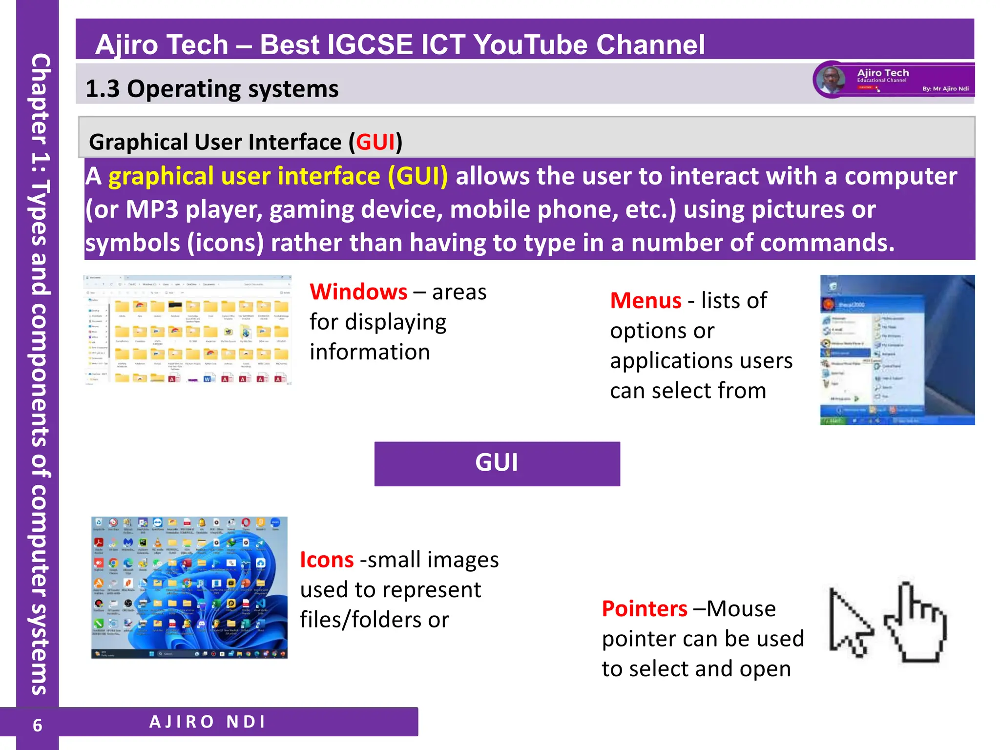 IGCSE ICT - Types and Components of Computer Systems - Operating ...