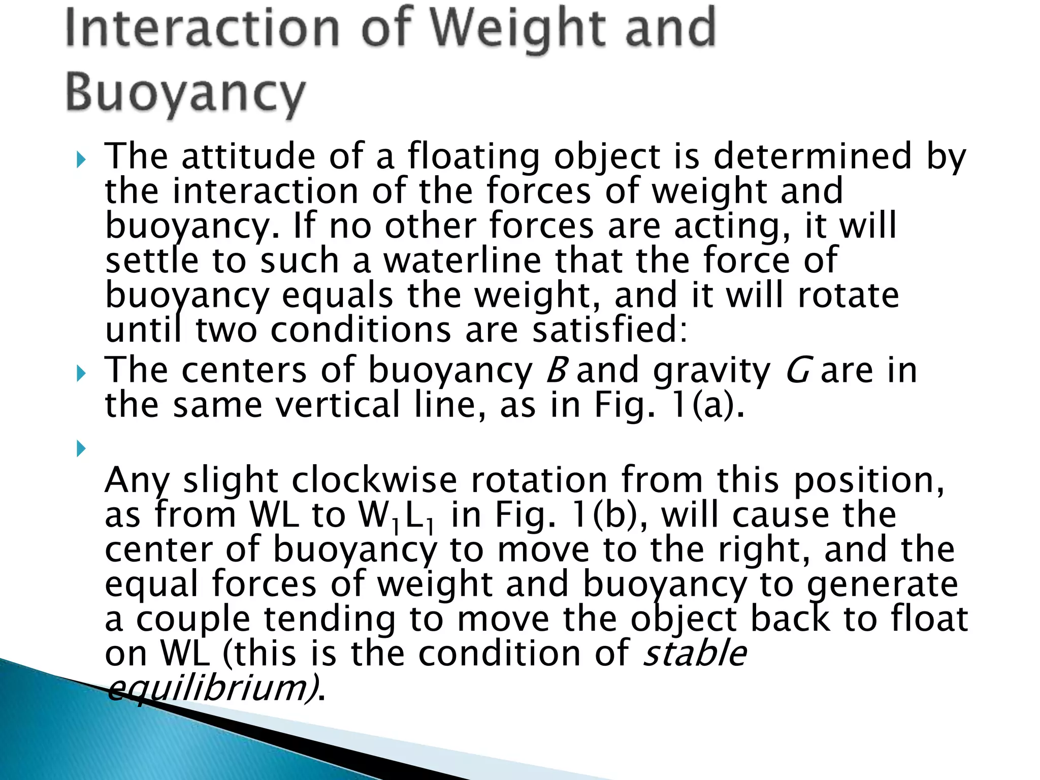 Wk 1 intact stability elementary principles | PPTX
