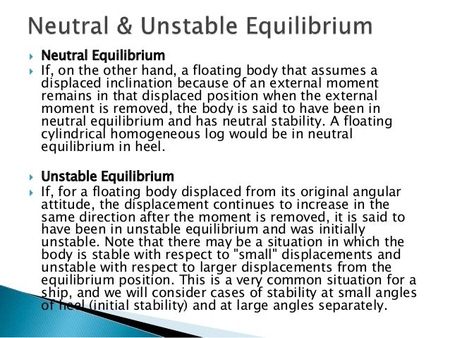 neutral equilibrium definition