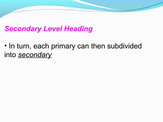 imr504 classification and filing system week 2 | PPT