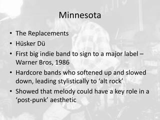 Alternative Rock, Week 2 | PPTX