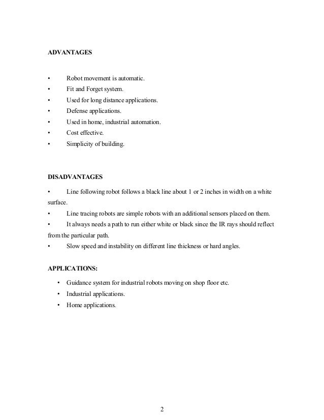 use of line follower robot