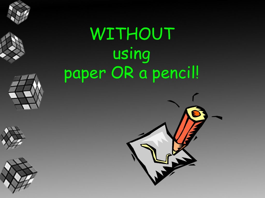 Mental Math Strategies for Grade 3