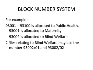 imr504 classification and filing system week 3 | PPT