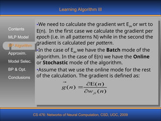 WK3 - Multi Layer Perceptron (1).ppt in machine learning | PPT