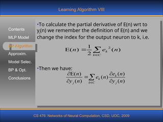 WK3 - Multi Layer Perceptron (1).ppt in machine learning | PPT