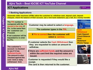 IGCSE ICT - ICT Applications - Ajiro Tech - Part 2 | PDF