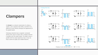 Comprehensive Guide to Diode Applications and Circuit Analysis | PDF