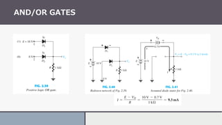 Comprehensive Guide to Diode Applications and Circuit Analysis | PDF