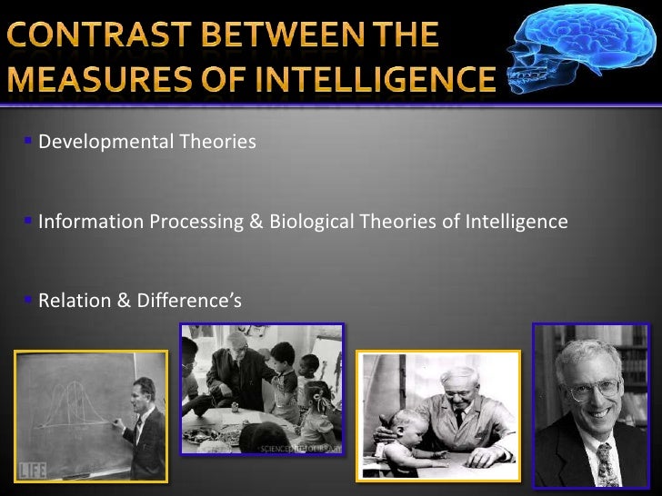 Theories Of Intelligence