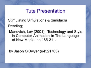 Tute Presentation ,[object Object]