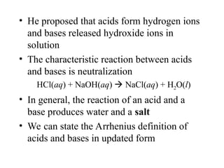 Reactions Between Ions in Aqueous Solution | PPT