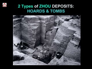 2 Types of ZHOU DEPOSITS:
HOARDS & TOMBS
 
