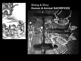 Shang & Zhou:
Human & Animal SACRIFICES
 