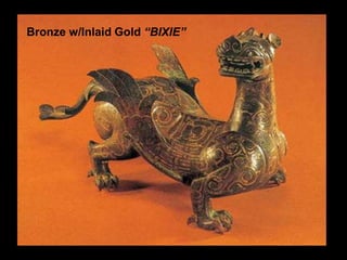 Bronze w/Inlaid Gold “BIXIE”
 