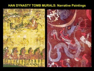 HAN DYNASTY TOMB MURALS: Narrative Paintings
 