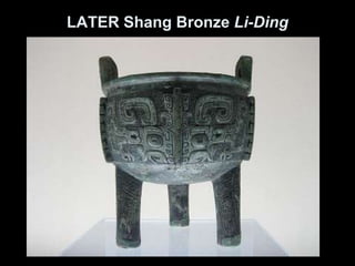 LATER Shang Bronze Li-Ding
 
