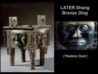 LATER Shang
Bronze Ding
(“Realistic Style”)
 