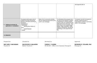 Daily Lesson Log for Community Engagement Citizenship and Solidarity | PDF