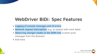 WebDriver BiDi in WebKit | PDF