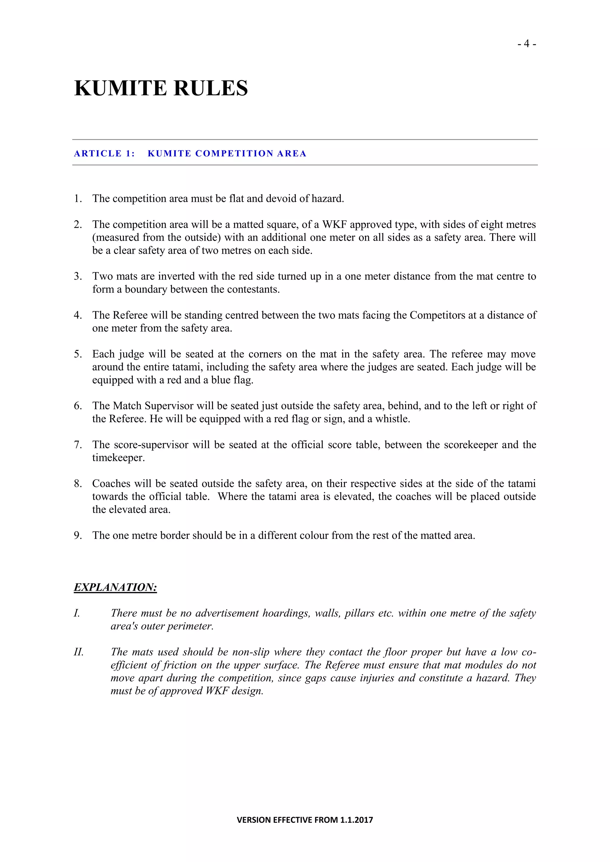 Wkf Score Sheet.pdf WKF competition rules 2017 english | PDF