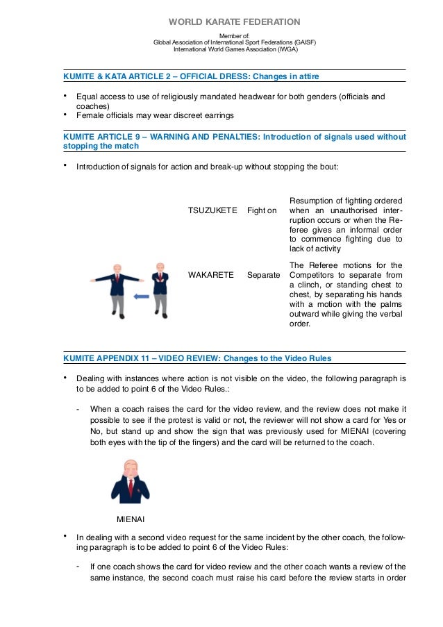 Wkf Crc Bulletin No 2 Wkf Competition Rules En