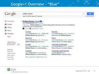 Google+1 Overview – “Blue” 