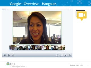 Google+ Overview - Hangouts 