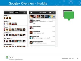 Google+ Overview - Huddle 