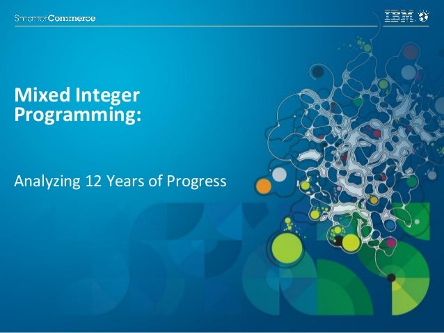 Mixed Integer Programming: Analyzing 12 Years of Progress