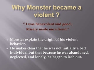 Explain Monster Character Studie of Monster | PPTX