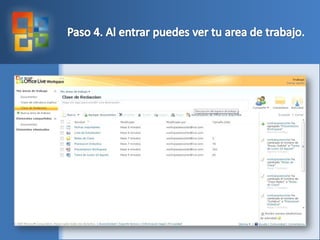 Paso 4. Al entrarpuedesvertu area de trabajo.