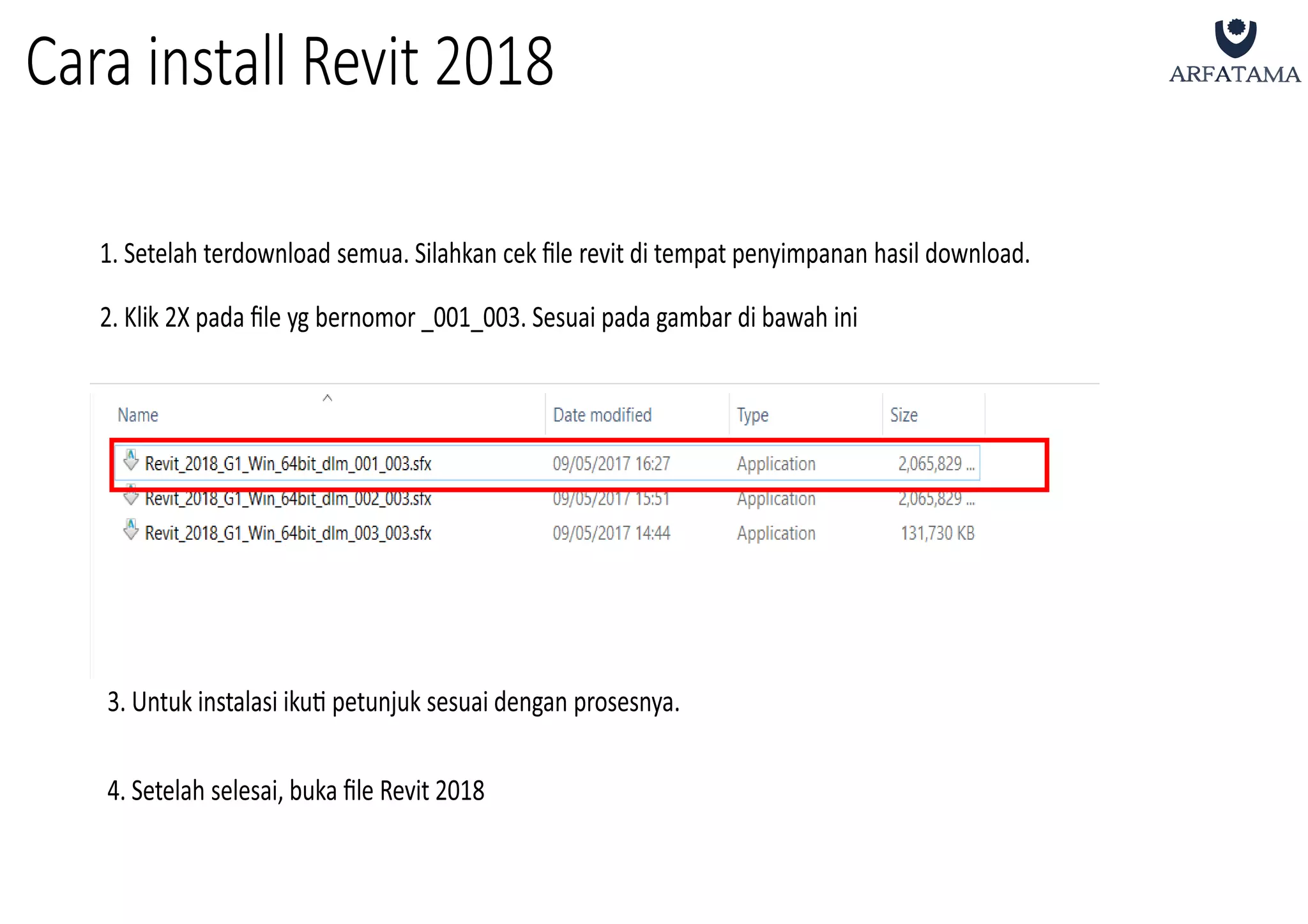 Install Revit 2018